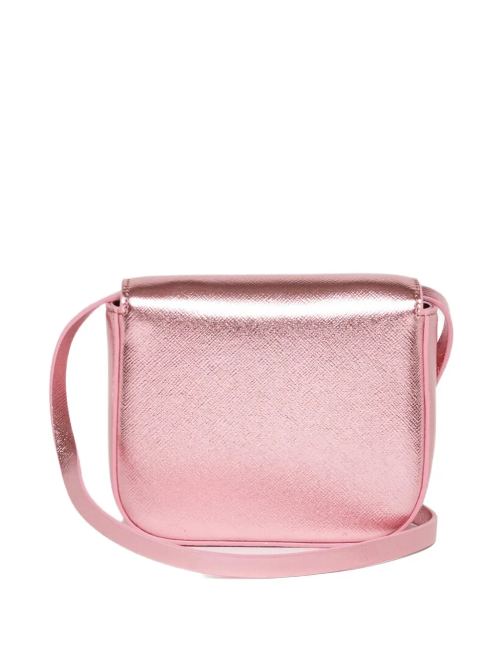 Marni Kids Schoudertas met metallic-effect en logo Roze