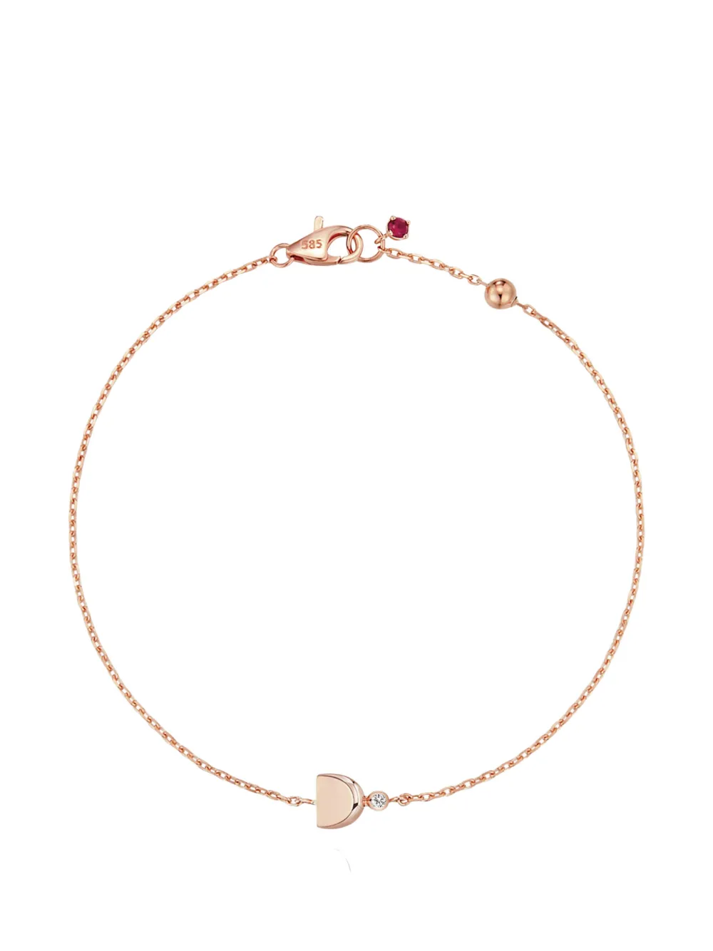 DIDIER DUBOT zirconia bracelet - Oro