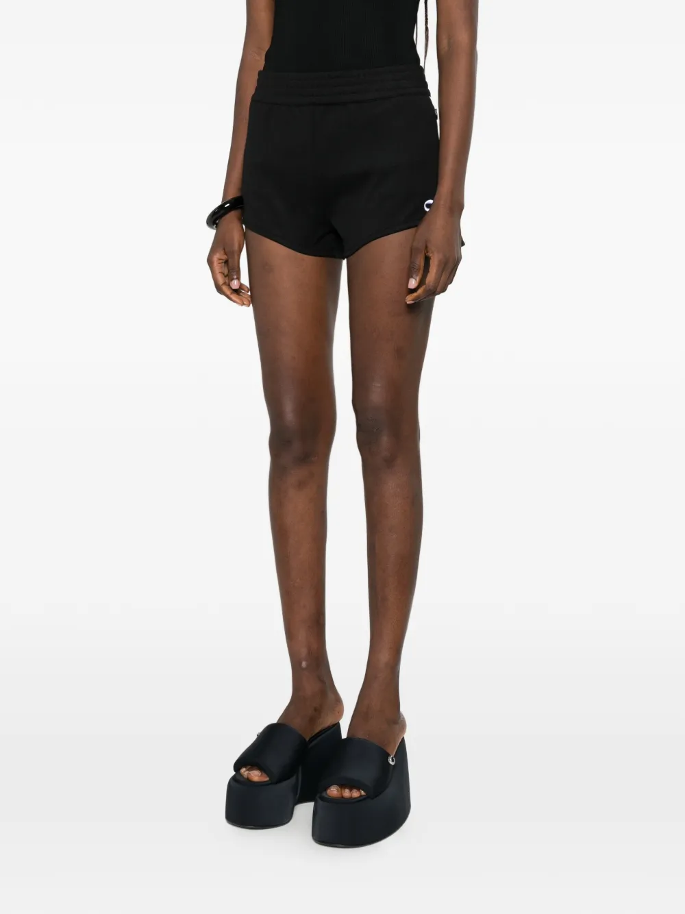 Coperni Shorts met geborduurd logo Zwart