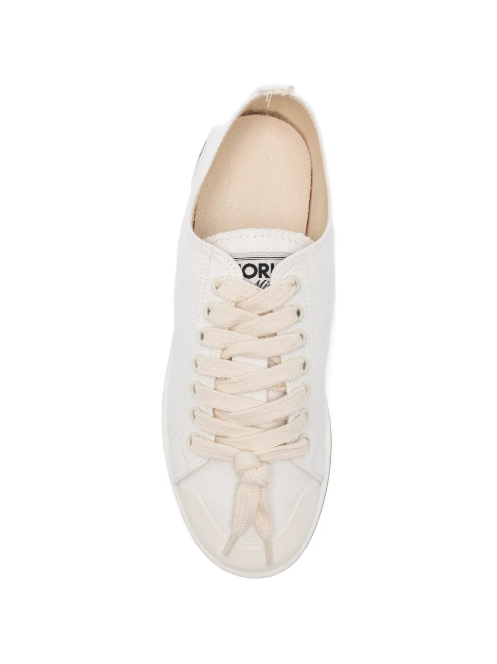 Fiorucci angel-patch canvas sneakers Wit