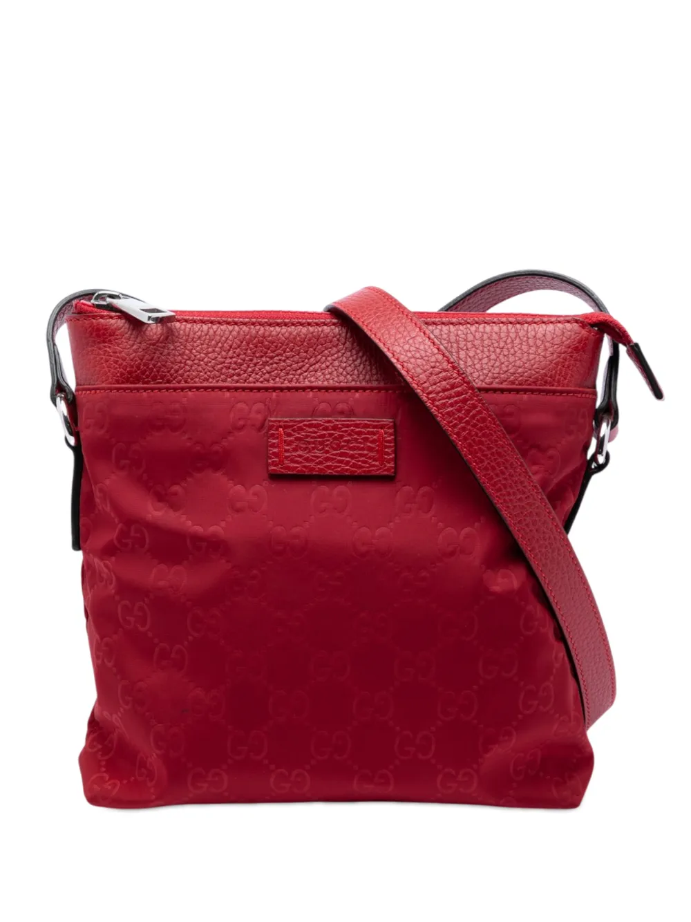 Gucci Pre-Owned 2016-2026 GG Nylon crossbody bag - Rosso