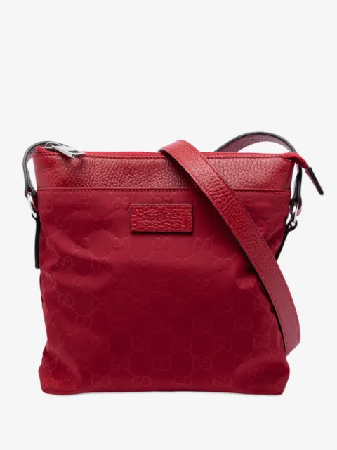 Gucci Pre-Owned crossbody-taske i GG-nylon fra 2016-2026