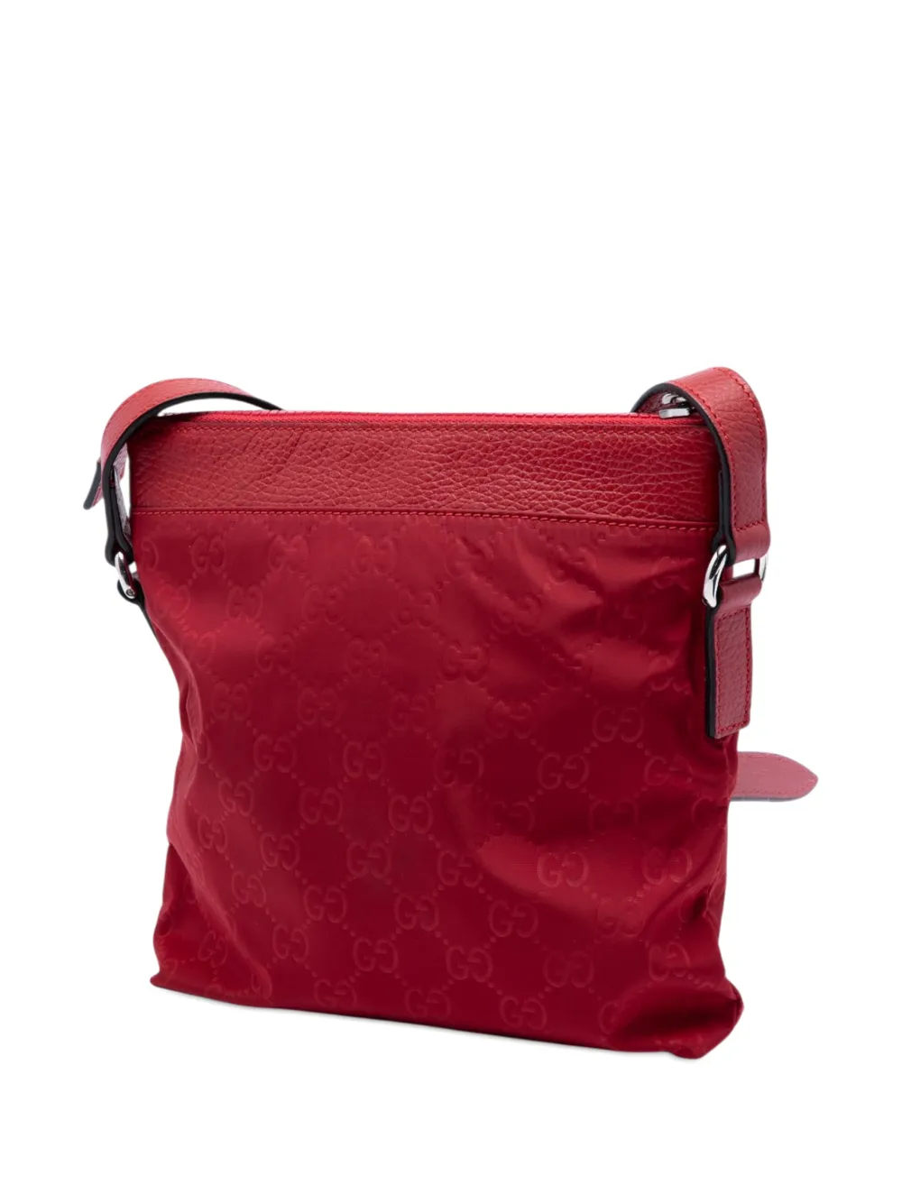 Gucci Pre-Owned 2016-2026 GG Nylon Crossbody Bag | Red | FARFETCH