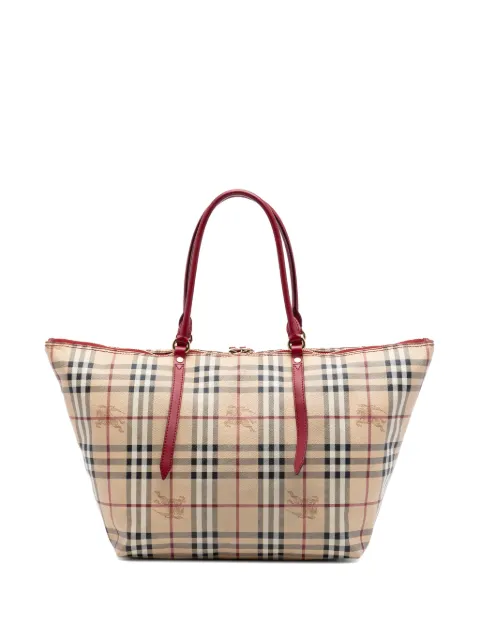 Burberry Pre-Owned 2000-2017 Medium Haymarket Check Coated Canvas Salisbury tote bag