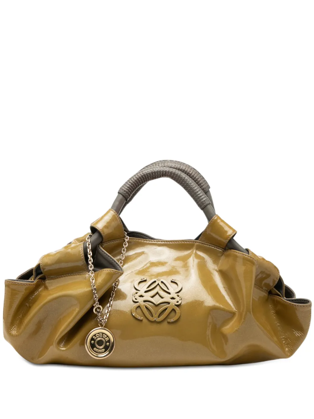 Loewe Pre-Owned 2010 Patent Aire hobo bag - Oro