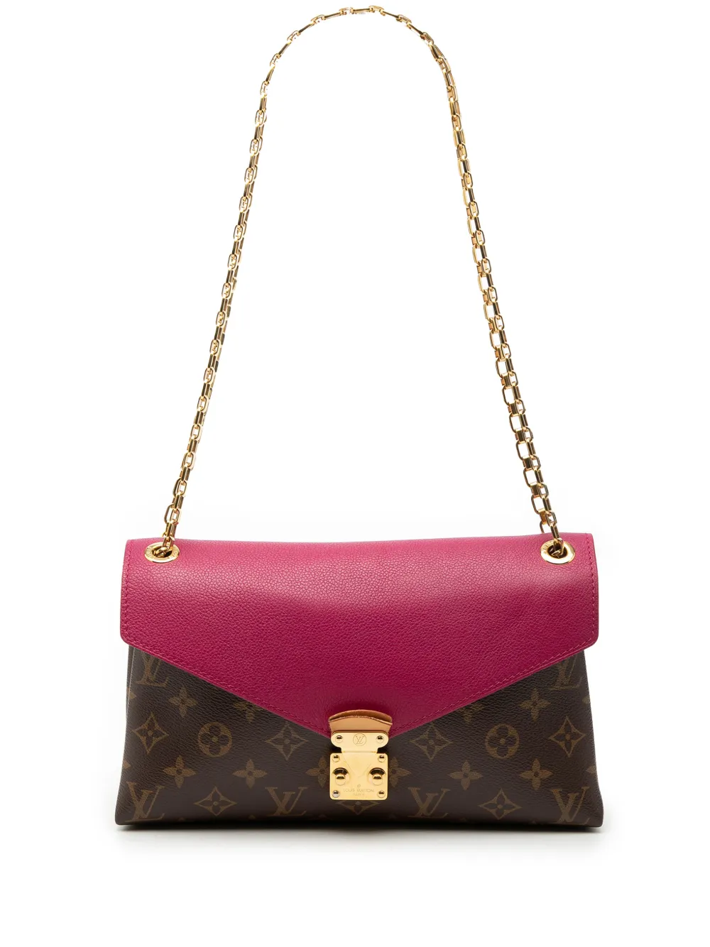 Louis Vuitton Pre-Owned 2015 Monogram Pallas Chain shoulder bag - Brown