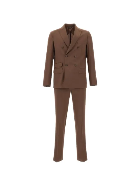 Ungaro double-breasted peak-lapel suit