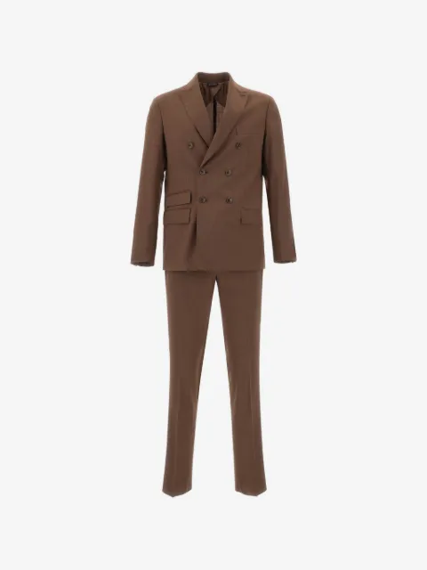 Ungaro double-breasted peak-lapel suit