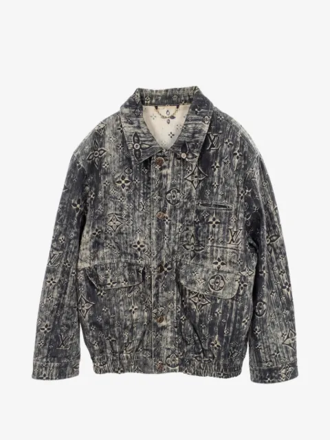 Louis Vuitton Pre-Owned chamarra de mezclilla con monograma 2000