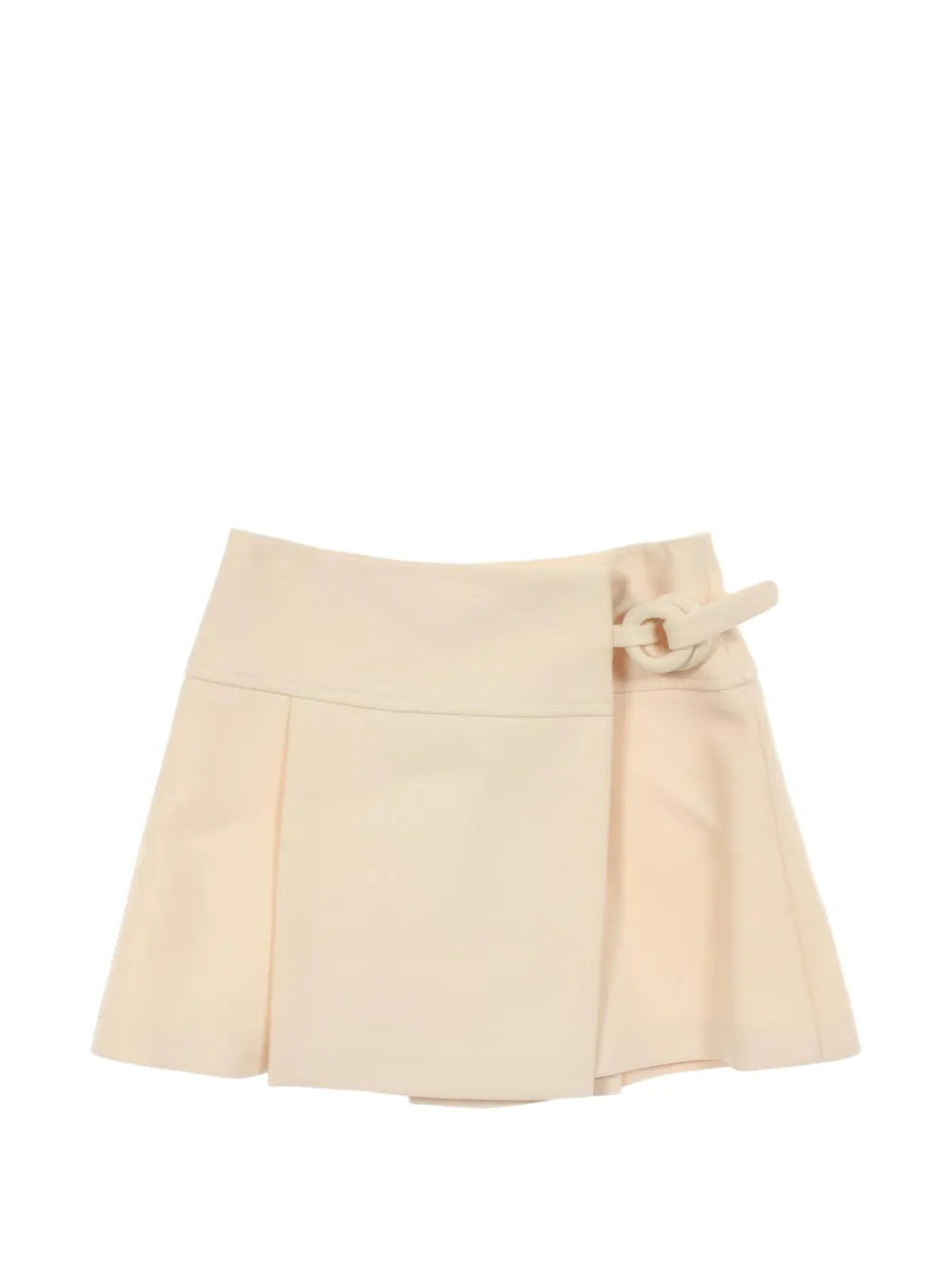 Louis Vuitton Pre-Owned mini 2000s wrap-style pleated skirt - Toni neutri