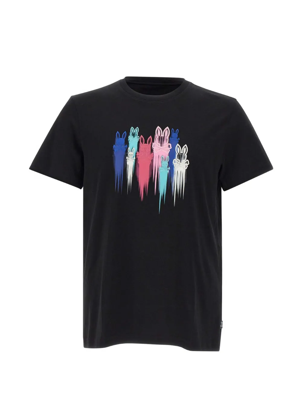Psycho Bunny embroidered Pima cotton T-shirt - Nero