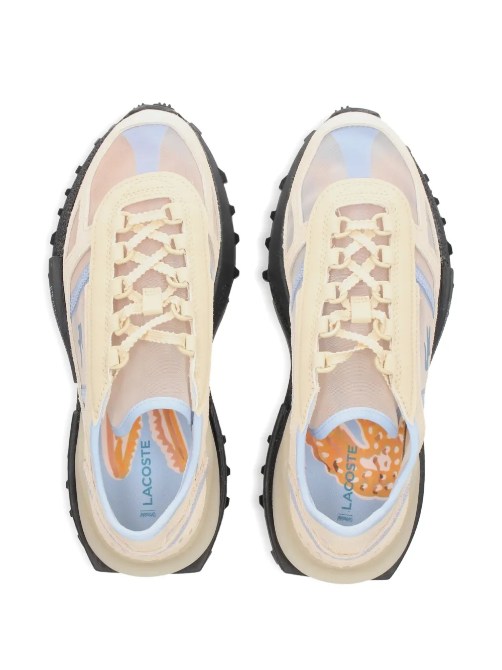 Lacoste Elite Active mesh-insert sneakers Beige