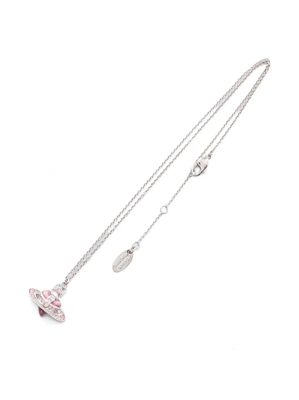 Vivienne Westwood Pre-Owned New Diamante Heart necklace - Argento