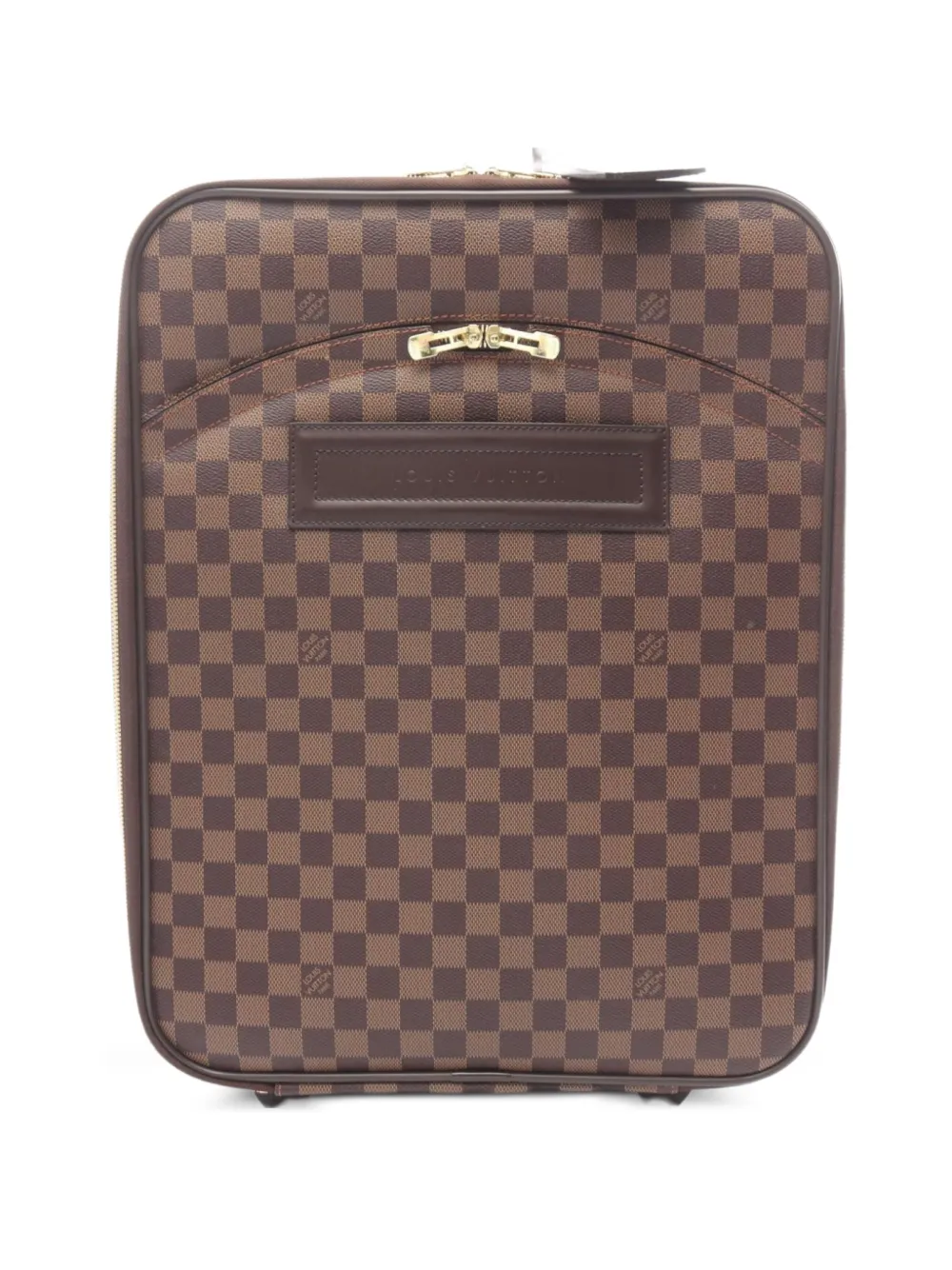 Louis Vuitton Pre-Owned 2003 Damier Ebene Pegas 45 suitcase - Brown
