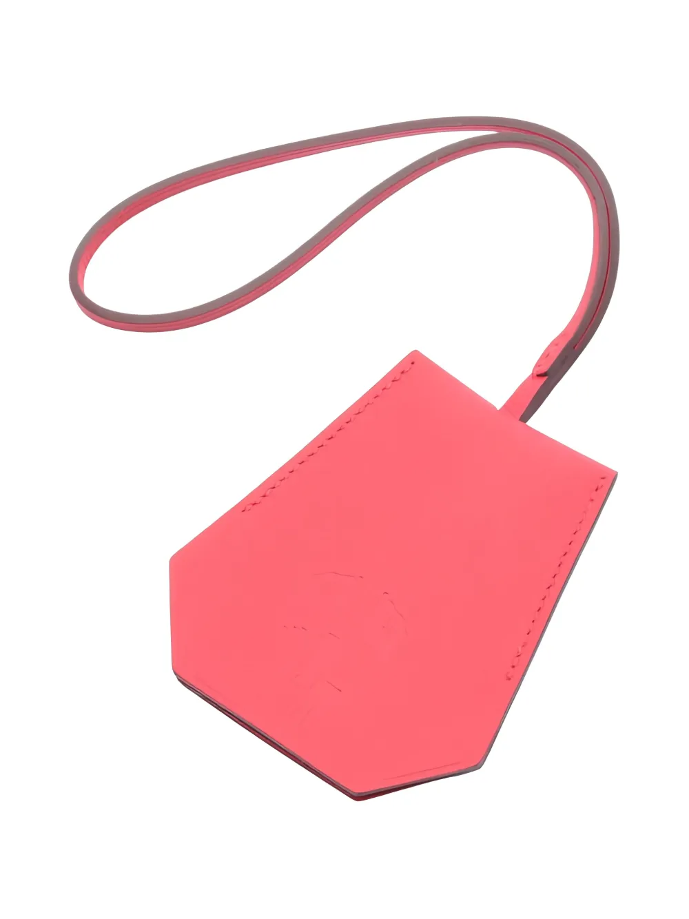 Hermès Pre-Owned Veau Swift Clochette bag charm - Rosso