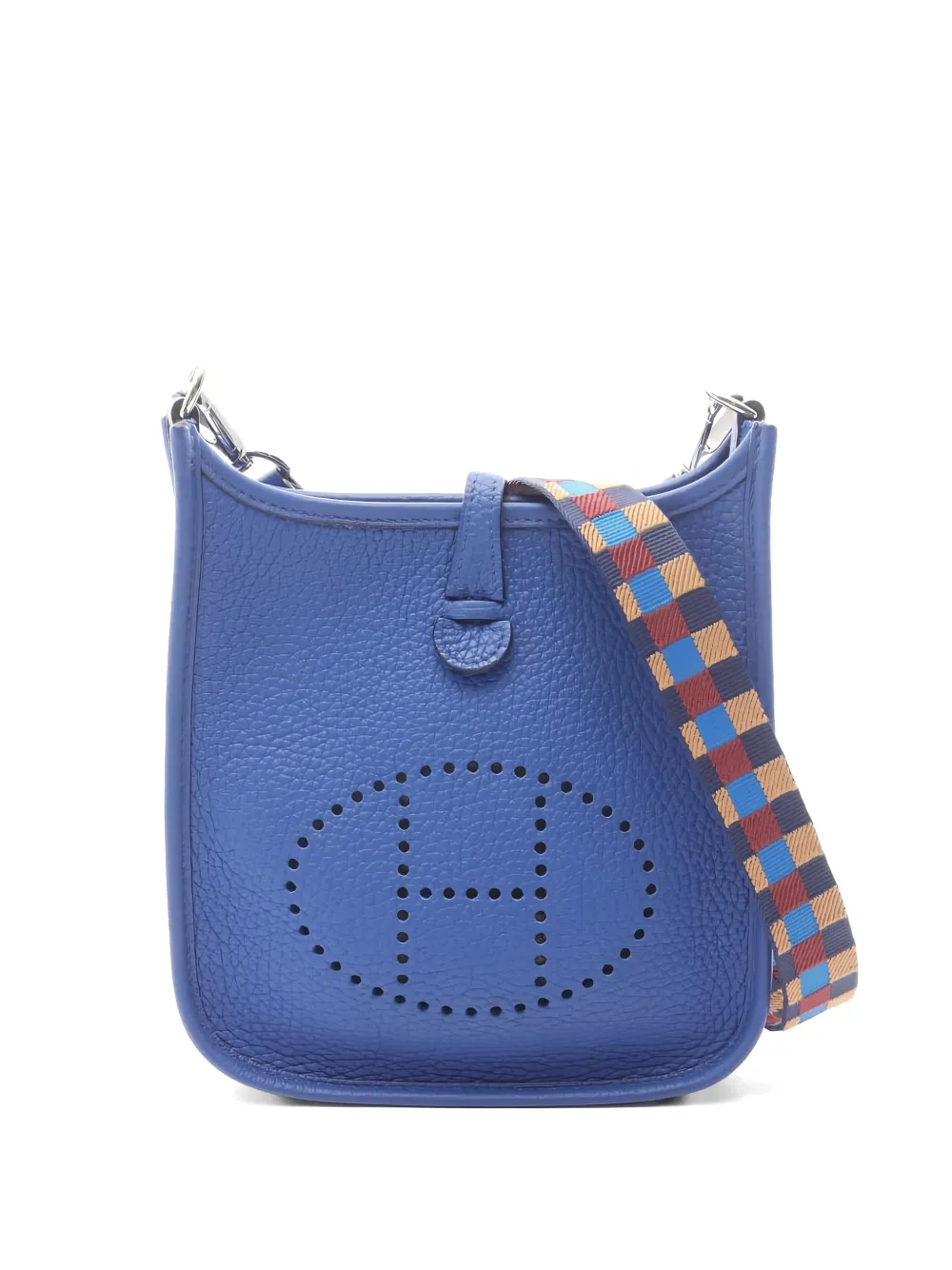 Hermès Pre-Owned 2021 Evelyn Amazon leather shoulder bag - Blau