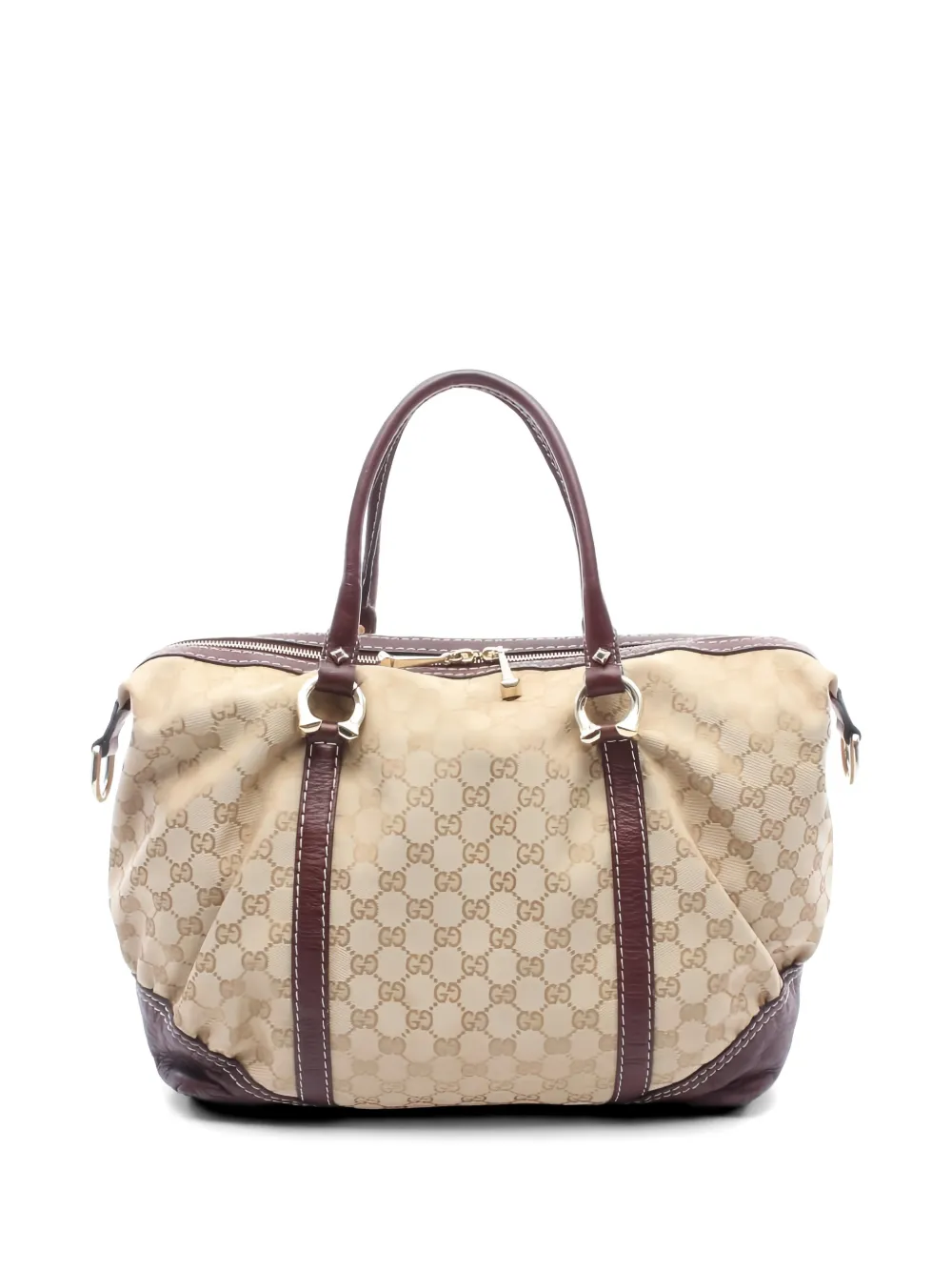 Gucci Pre-Owned 2000s mini Boston GG canvas tote bag - Toni neutri