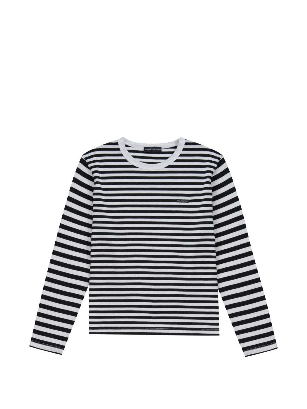 Gosha Rubchinskiy striped long-sleeve T-shirt - Nero