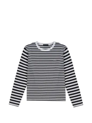 GOSHA RUBCHINSKIY Striped long-sleeve T-shirt | Blue | FARFETCH CA