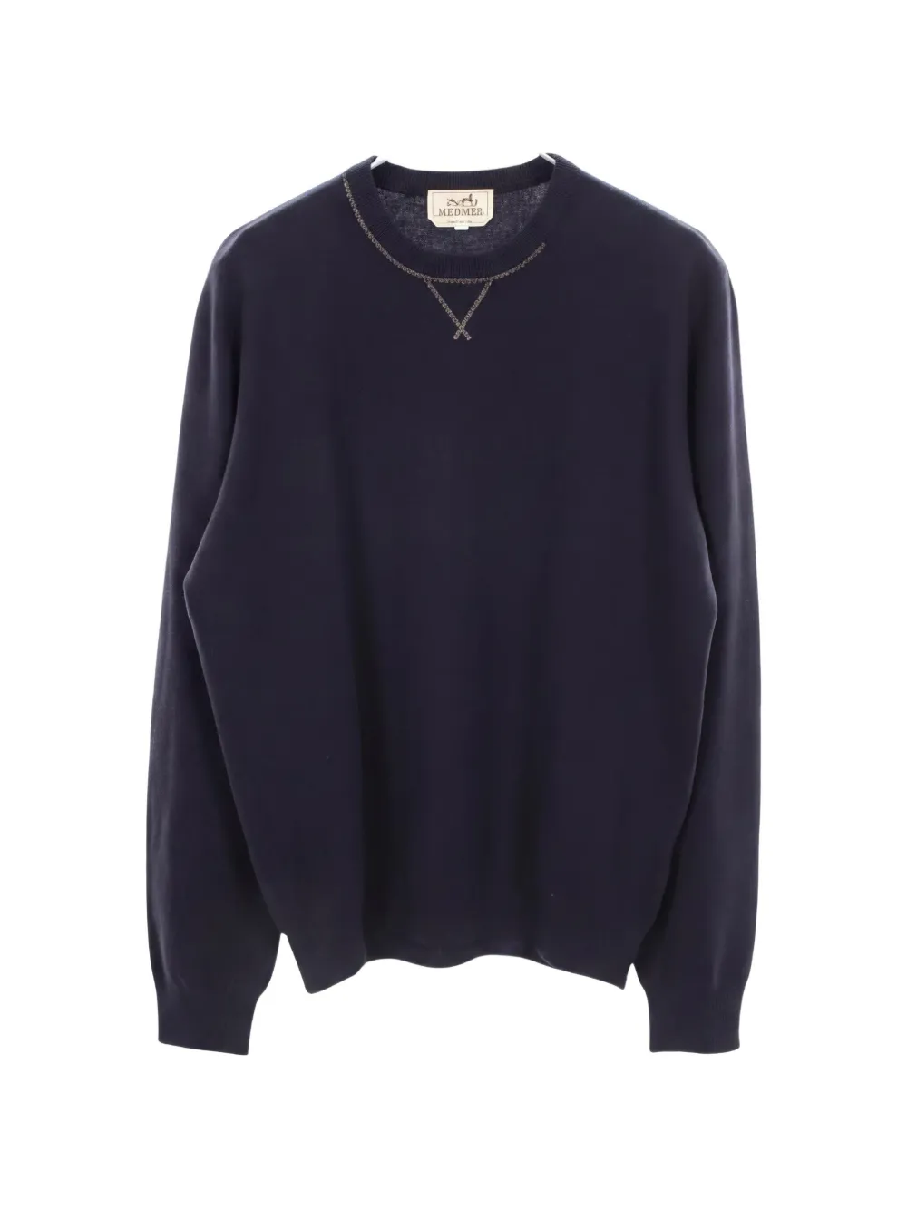 Hermès Pre-Owned 2010s crew-neck sweater - Blu