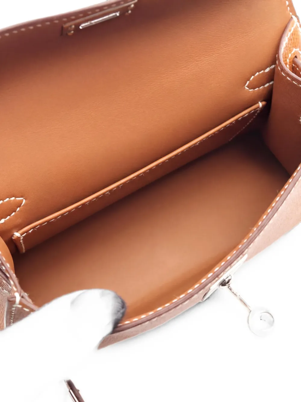 Hermès Pre-Owned Kelly II mini-shopper Bruin
