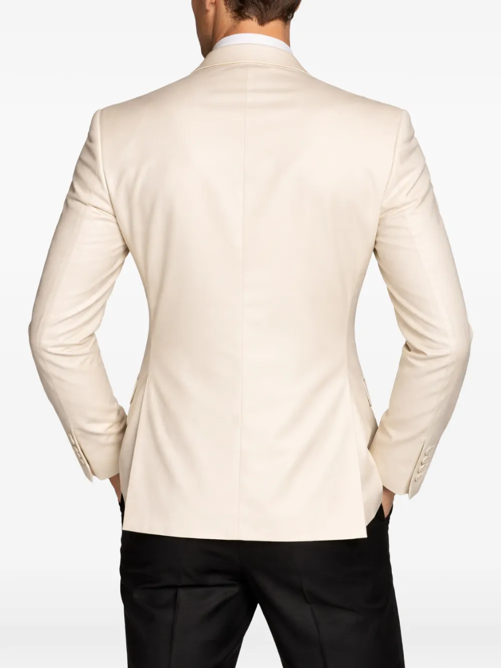 FRANZESE COLLECTION Blazer met puntige revers Beige