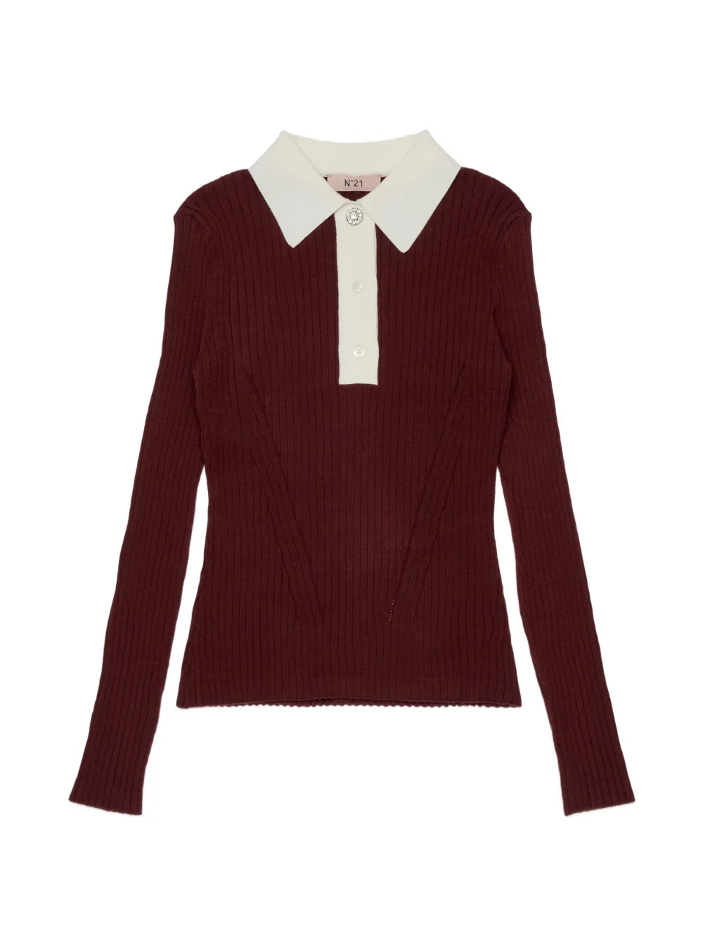 Nº21 Kids Maglione con decorazione - Rosso