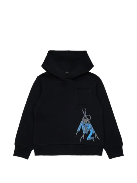 Nº21 Kids graphic-print hoodie