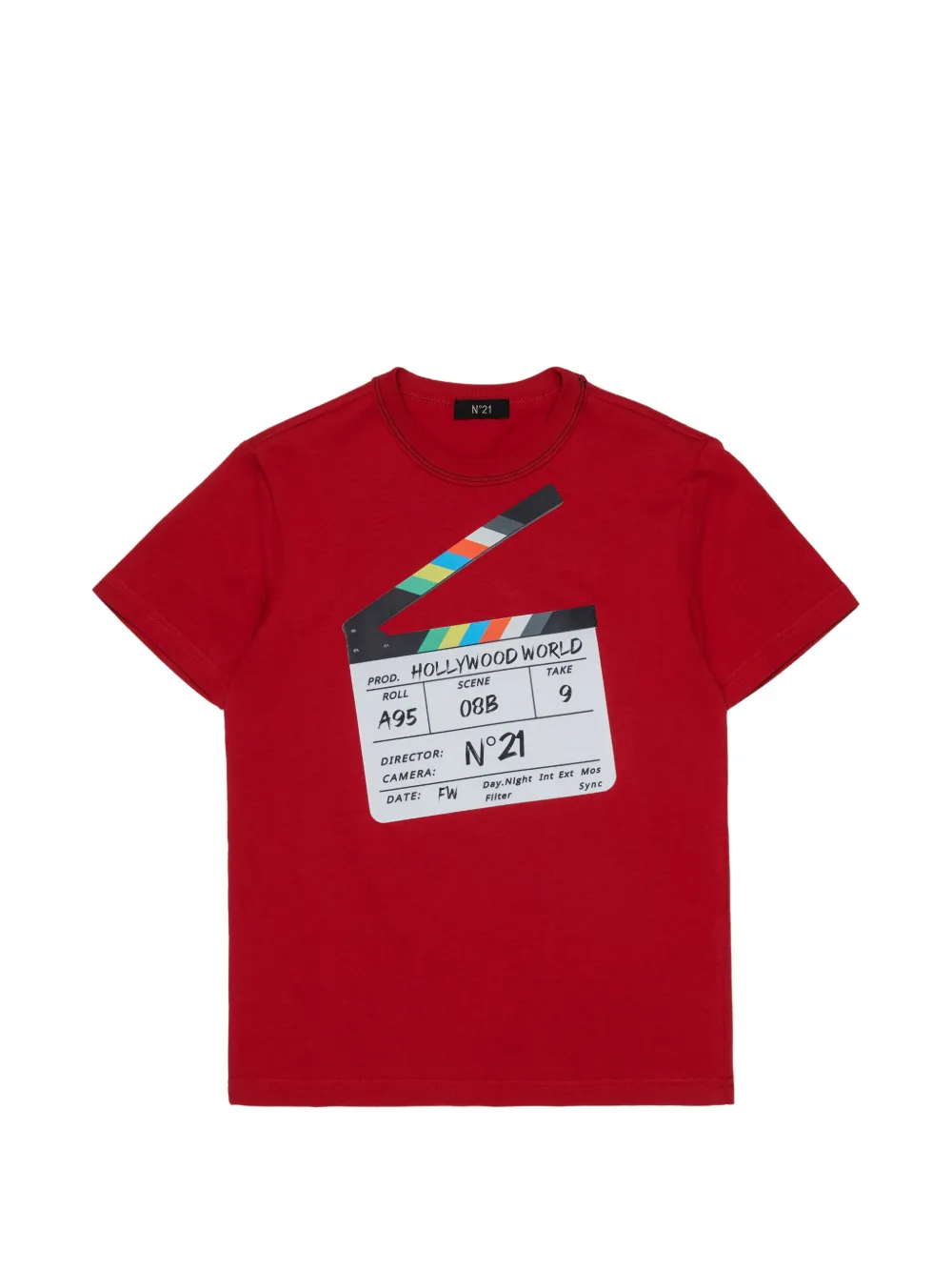 Nº21 Kids T-shirt con grafica - Rosso