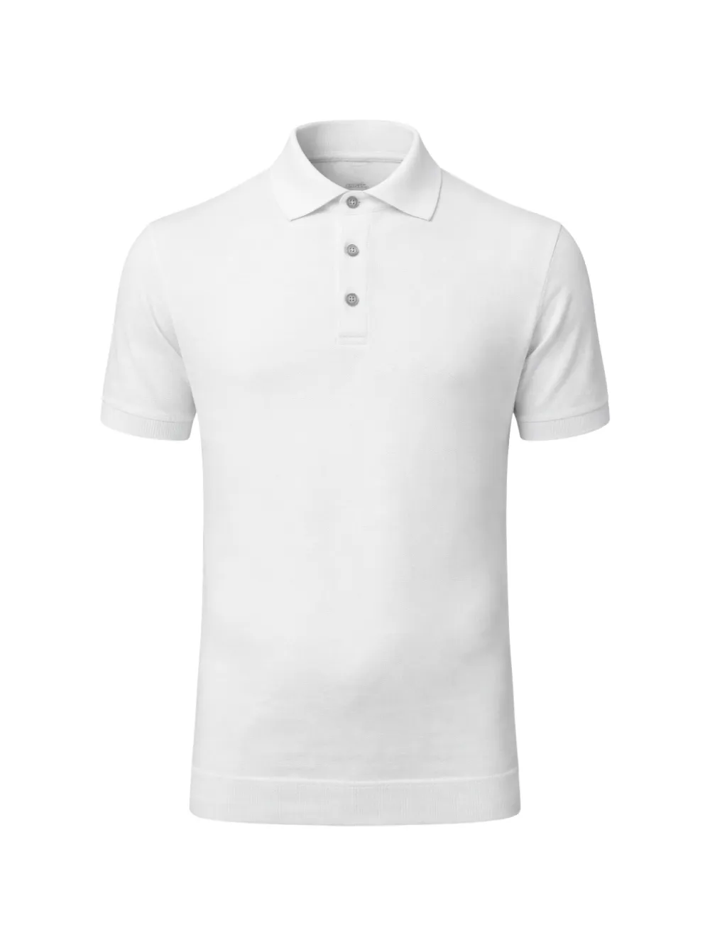 FRANZESE COLLECTION Gossip ribbed-trim polo shirt - Bianco