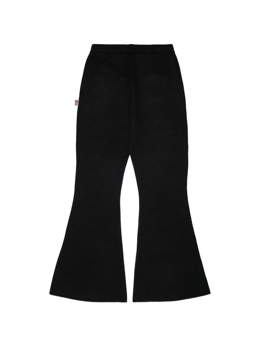 Nº21 Kids Gebreide flared broek Zwart