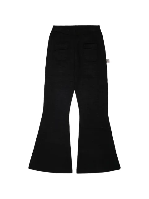 Nº21 Kids pantalones tejidos con diseño acampanado