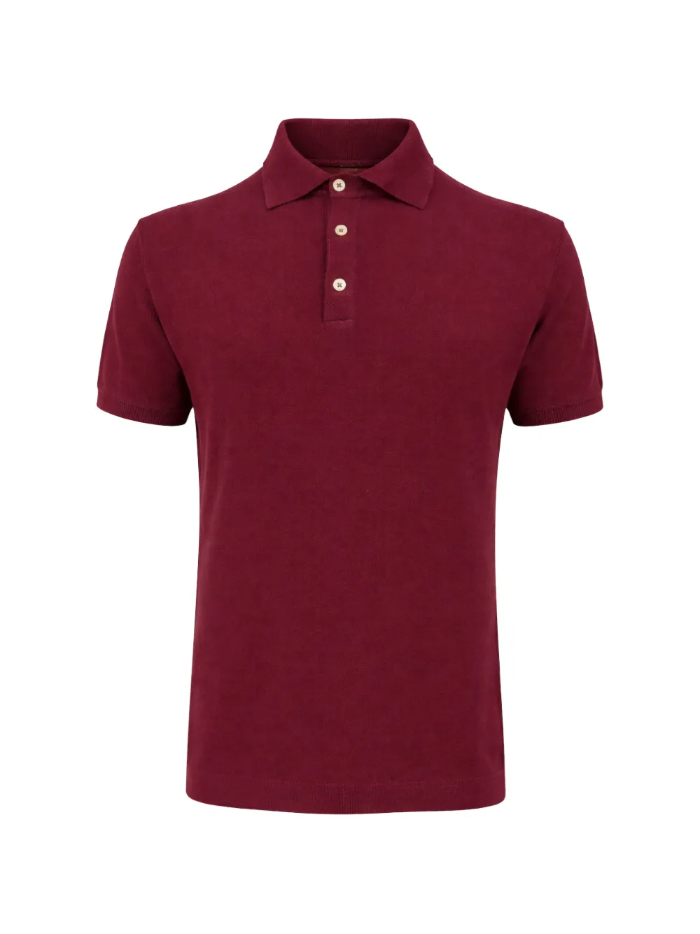 FRANZESE COLLECTION Gossip ribbed-trim polo shirt - Rosso