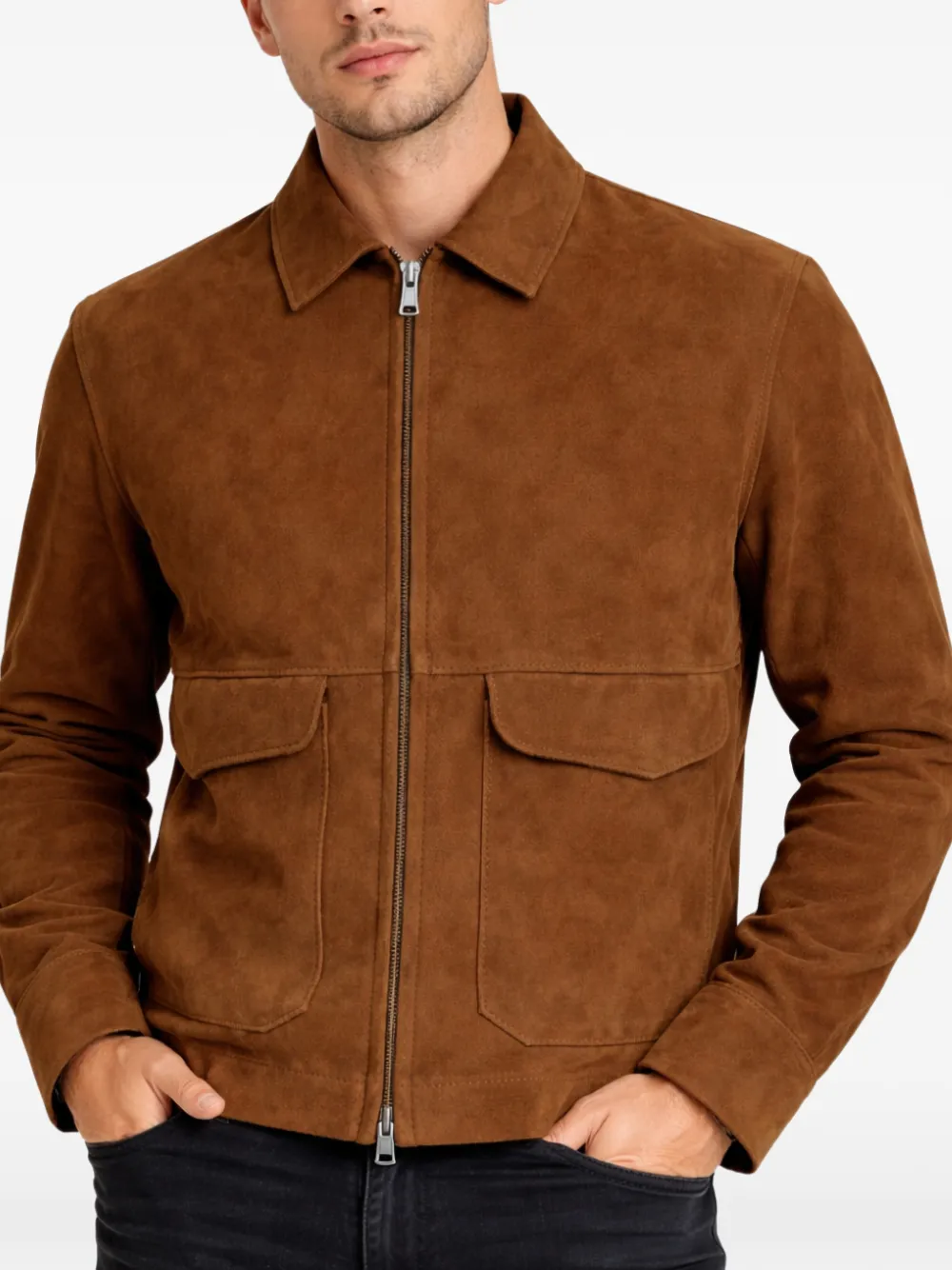 FRANZESE COLLECTION Stefano De Martino suède jack Bruin