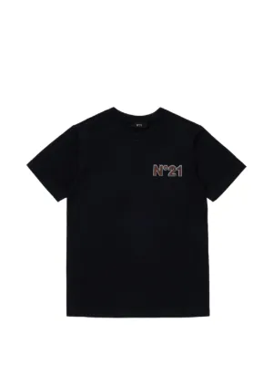 MM6 Maison Margiela Kids プリント Tシャツ | ブラック | FARFETCH JP