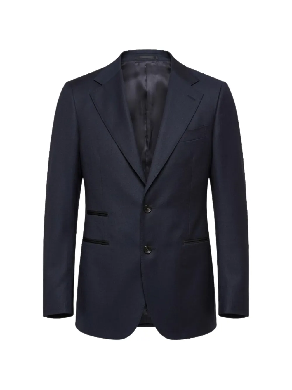 FRANZESE COLLECTION wool single-breasted blazer - Blu