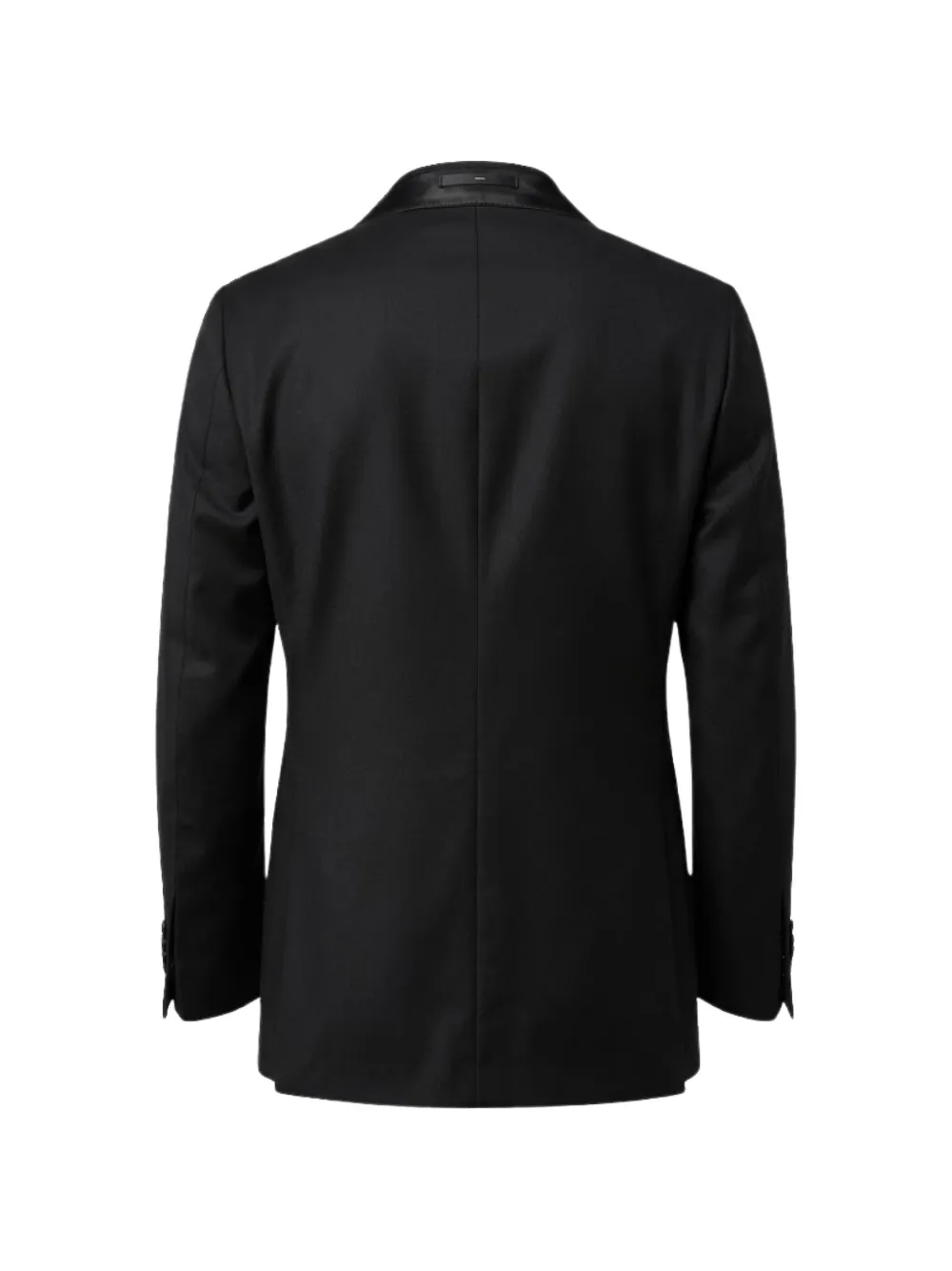 FRANZESE COLLECTION Wollen blazer met enkele rij knopen Blauw
