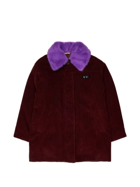 Nº21 Kids corduroy bomber jacket