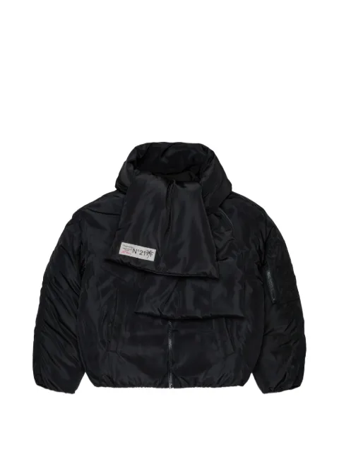 Nº21 Kids logo-print padded jacket