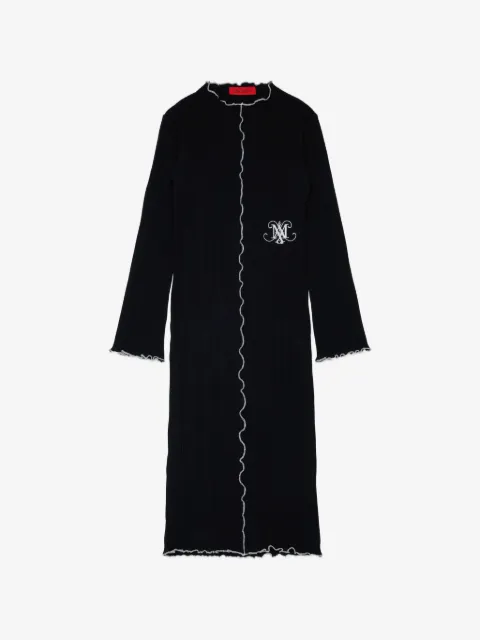 MAX&Co. Kids robe brodée à bords ondulés