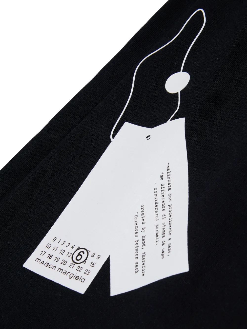 MM6 Maison Margiela Kids Broek met wijde pijpen Zwart