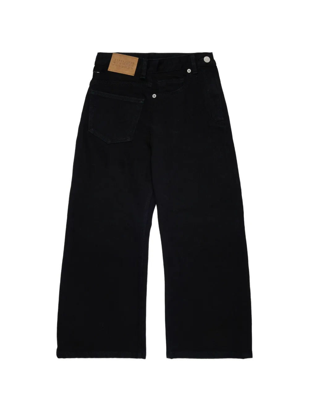 MM6 Maison Margiela Kids Jeans dritti - Nero