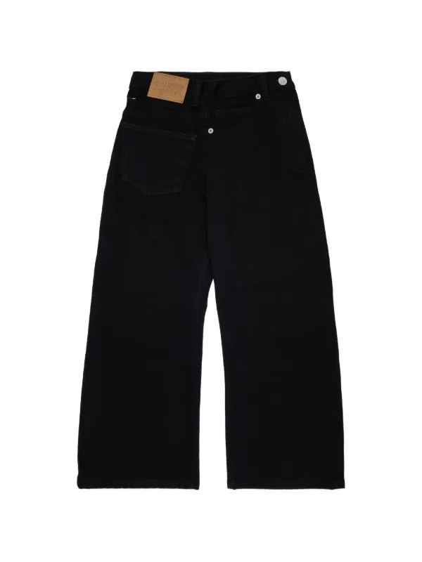 MM6 Maison Margiela Kids & Junior デニム12Y MM6 Maison Margiela Kids straight-leg iconic-stitch Jeans | Black
