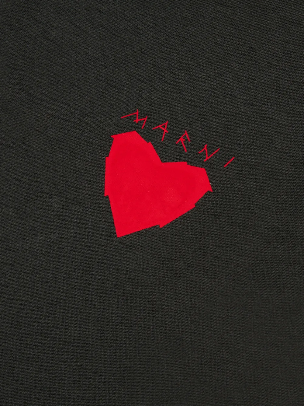 Marni Kids T-shirt met print Zwart
