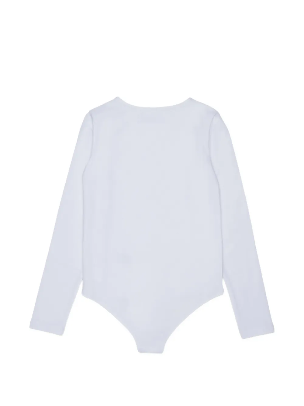 MM6 Maison Margiela Kids Romper met logoprint Wit