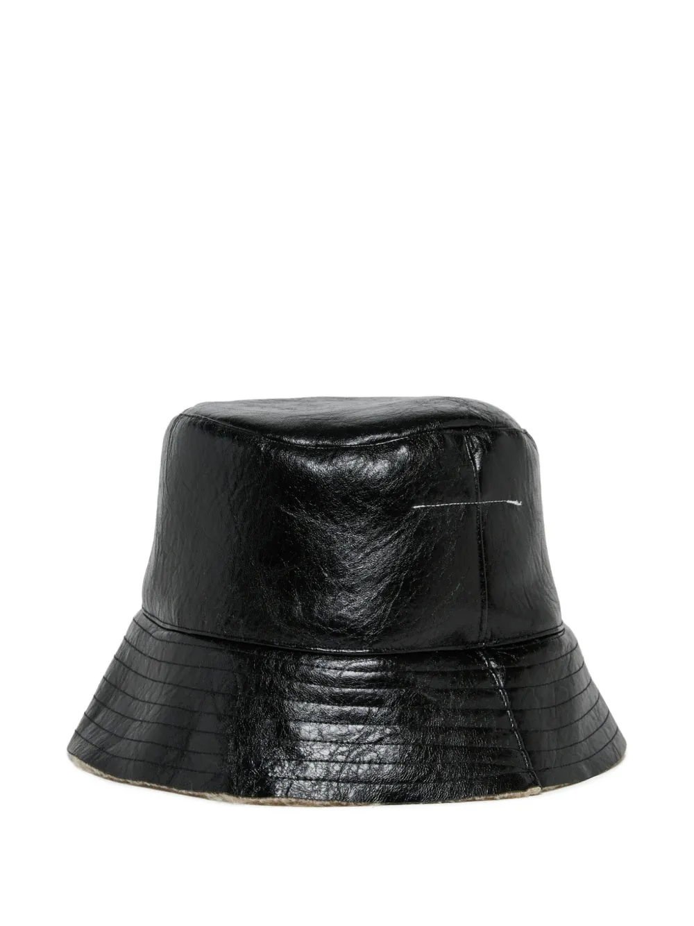 MM6 Maison Margiela Kids Vissershoed met logopatch Zwart