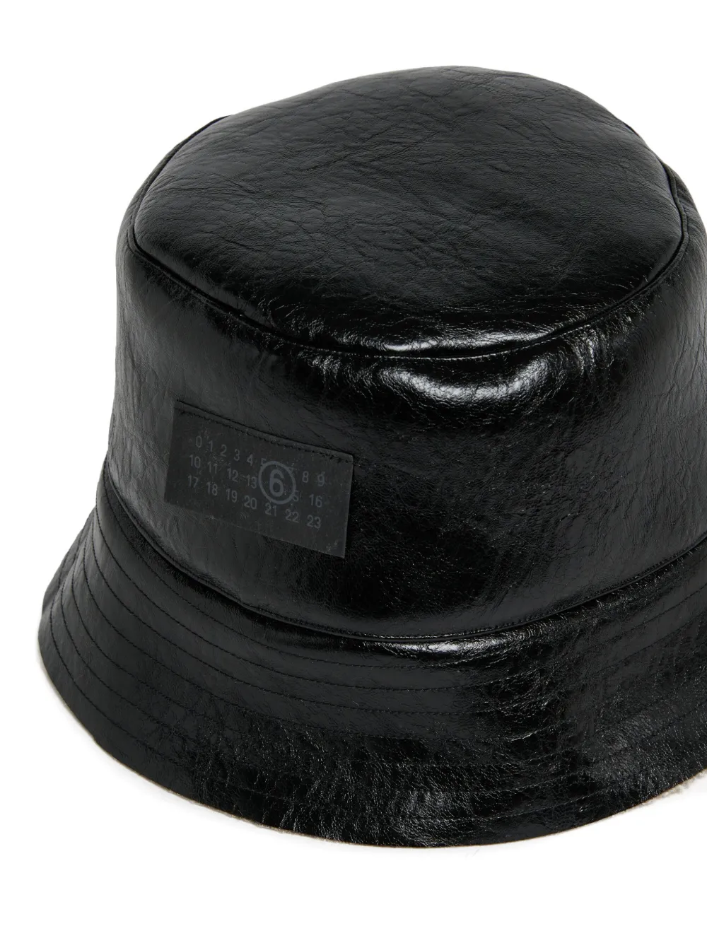 MM6 Maison Margiela Kids Vissershoed met logopatch Zwart