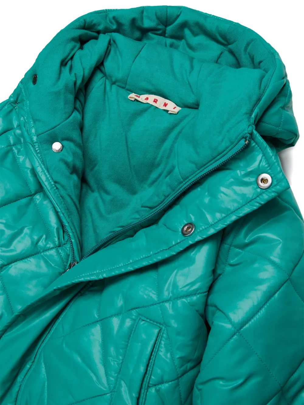 Marni Kids Gewatteerde jas Groen