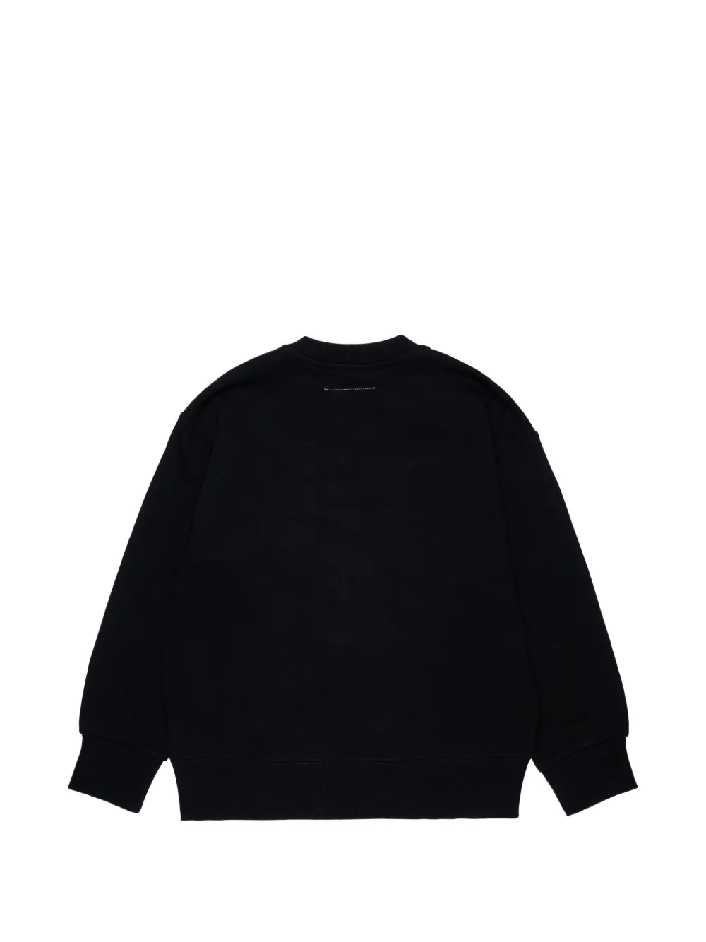 MM6 Maison Margiela Kids Sweater met ronde hals Zwart