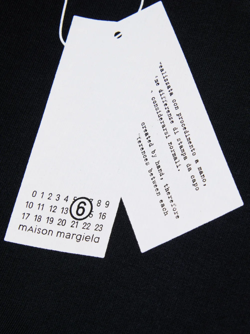 MM6 Maison Margiela Kids Sweater met ronde hals Zwart